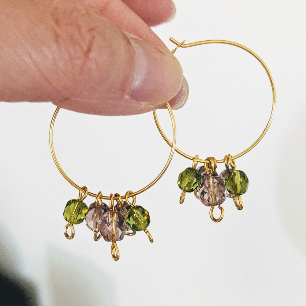Watermelon Inspired Boho Earrings